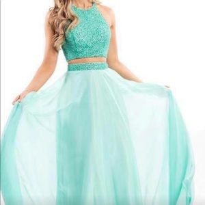 Rachel Allan TWO PIECE LONG DRESS